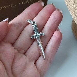 David Yurman Men's Dagger Pendant Amulet in Sterling Silver